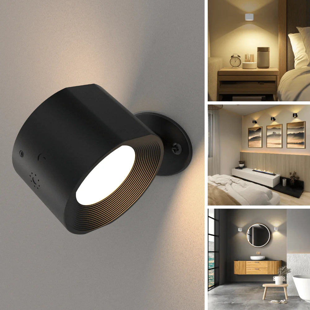 GlowMount™ | 360° Wireless Rechargeable Wall Light